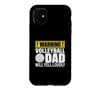 Avertissement Amusant pour Les Fans de Volleyball Dad Coque pour iPhone 11
