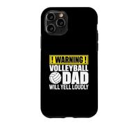 Avertissement Amusant pour Les Fans de Volleyball Dad Coque pour iPhone 11 Pro