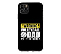 Avertissement Amusant pour Les Fans de Volleyball Dad Coque pour iPhone 11 Pro Max