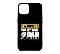 Avertissement Amusant pour Les Fans de Volleyball Dad Coque pour iPhone 13