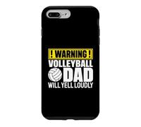 Avertissement Amusant pour Les Fans de Volleyball Dad Coque pour iPhone 7 Plus/8 Plus