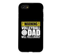 Avertissement Amusant pour Les Fans de Volleyball Dad Coque pour iPhone SE (2020) / 7/8