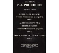 Avertissement aux propriétaires (NED) - Pierre-Joseph Proudhon - Tops Eds H.trinquier - broché - Essai