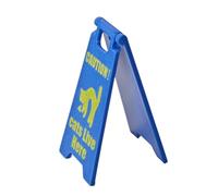 Avertissement avec Signe de vomi de Chat - Panneau d'avertissement décoratif Amusant imprimé en 3D | Panneau de signalisation de Chat pour Patio, nouveauté, Panneau de précaution Paire