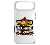 Avertissement Contenant des Faits et des Opinions - Crâne Sarcastique Amusant Coque pour iPhone Air