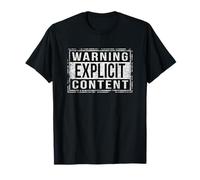 Avertissement Contenu explicite Version Grungy T-Shirt