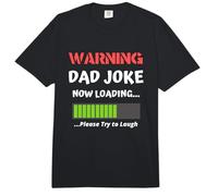Avertissement : Dad Joke Now Loading Please Try to Laugh Funny Comfort Colors Adult Heavyweight T-Shirt