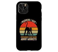 Avertissement d'amant de Singe I May Spontaneously Talk About Monkeys Coque pour iPhone 11 Pro