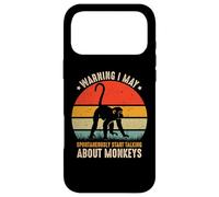 Avertissement d'amant de Singe I May Spontaneously Talk About Monkeys Coque pour iPhone 17 Pro Max