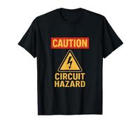 Avertissement de danger du circuit de fierté des électriciens T-Shirt