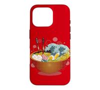Avertissement de Tsunami Ramen : délicieux Bol de Nouilles de marée Coque pour iPhone 16 Pro