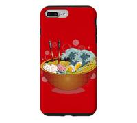 Avertissement de Tsunami Ramen : délicieux Bol de Nouilles de marée Coque pour iPhone 7 Plus/8 Plus
