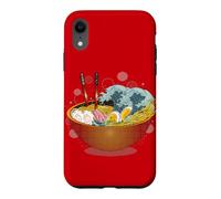 Avertissement de Tsunami Ramen : délicieux Bol de Nouilles de marée Coque pour iPhone XR