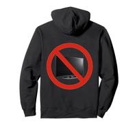 Avertissement d'emblème de télévision sans télévision Sweat à Capuche