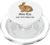 Avertissement des Mini Lapins Rex : la dépendance au Mini Rex est réelle PopSockets PopGrip pour MagSafe