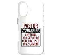 Avertissement des Pastors ! Tout CE Que Vous Dites Pourrait ÊTRE dans Un Sermon! Meme Coque pour iPhone 17