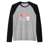 Avertissement drôle Disant surmené sous-payé Hangry Manche Raglan