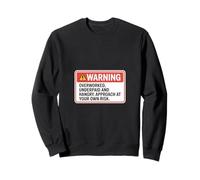 Avertissement drôle Disant surmené sous-payé Hangry Sweatshirt