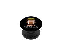 Avertissement Football Mother Will Yell Loudly PopSockets PopGrip Adhésif