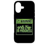 Avertissement ! Girls Trip in Progress Fun Party Girlfriends Meme Coque pour iPhone 17