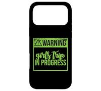 Avertissement ! Girls Trip in Progress Fun Party Girlfriends Meme Coque pour iPhone 17 Pro Max