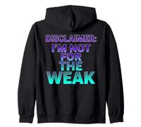 Avertissement : I'm Not for The Weak Retro Synthwave Design Sweat à Capuche