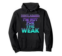 Avertissement : I'm Not for The Weak Retro Synthwave Design Sweat à Capuche