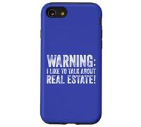 Avertissement J'aime parler de l'immobilier Coque pour iPhone SE (2020) / 7 / 8