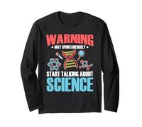 Avertissement Je Commence à Parler de sujets scientifiques Manche Longue