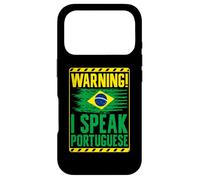 Avertissement Je Parle Portugais Brésil Coque pour iPhone 17 Pro