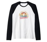 Avertissement : « Je saute par-dessus tout » Funny Parkour Manche Raglan