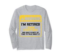 Avertissement Je suis retraité Carrières Professions Travailleur de Retraite Manche Longue