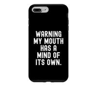 Avertissement : ma Bouche a Son Propre Esprit : Sarcastic Witty Coque pour iPhone 7 Plus/8 Plus