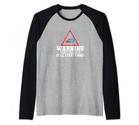 Avertissement ne Contient Rien de Placebo Manche Raglan