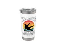 Avertissement Parkour, je saute par-dessus tout ce qui est Gobelet isotherme en acier inoxydable double paroi