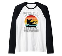Avertissement Parkour, Je Saute par-Dessus Tout ce Qui est Manche Raglan
