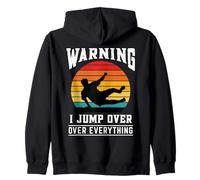 Avertissement Parkour, Je Saute par-Dessus Tout ce Qui est Sweat à Capuche