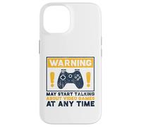 Avertissement Peut Commencer à Parler de Jeux vidéo à Tout Moment Cool Coque pour iPhone 14