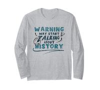 Avertissement Peut Commencer à Parler de l'histoire Historien Historique Manche Longue