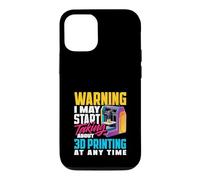 Avertissement Peut Commencer à Parler de l'impression 3D Coque pour iPhone 12/12 Pro