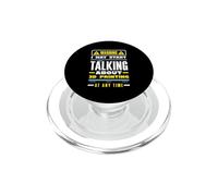 Avertissement Peut Commencer à Parler de l'impression 3D drôle PopSockets PopGrip pour MagSafe