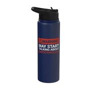 Avertissement peut commencer à parler d'endocrinologie | Stainless Steel Insulated Water Bottle