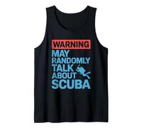 Avertissement Peut Parler au Hasard de la plongée sous-Marine d'été Débardeur