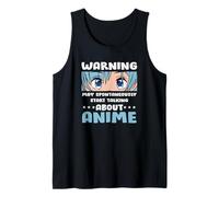 Avertissement peut spontanément commencer à parler d'anime Débardeur