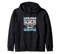 Avertissement peut spontanément commencer à parler d'anime Sweat à Capuche