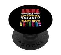 Avertissement peut spontanément commencer à parler de bingo PopSockets PopGrip Adhésif