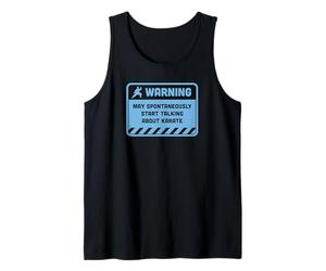 Avertissement Peut spontanément Commencer à Parler de karaté Débardeur