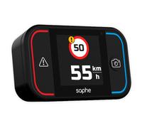 Avertissement relatif à la caméra de vitesse Saphe Drive Pro pour voiture | Données de Blan.de | Avertissements de risques liés aux radars | Connexion via Bluetooth | Nécessite un abonnement