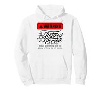 Avertissement Retraité Retraité Carrières Café Retraite Sweat à Capuche