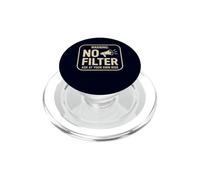 Avertissement sans Filtre Ask At Your Own Risk Funny Sarcastic PopSockets PopGrip pour MagSafe